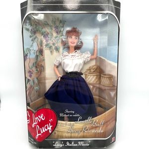 Vintage 1999 I Love Lucy Barbie Doll Lucy’s Italian Movie Episode #150 Mattel